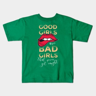 Good Girls Bad Girls Graphic Tee Kids T-Shirt